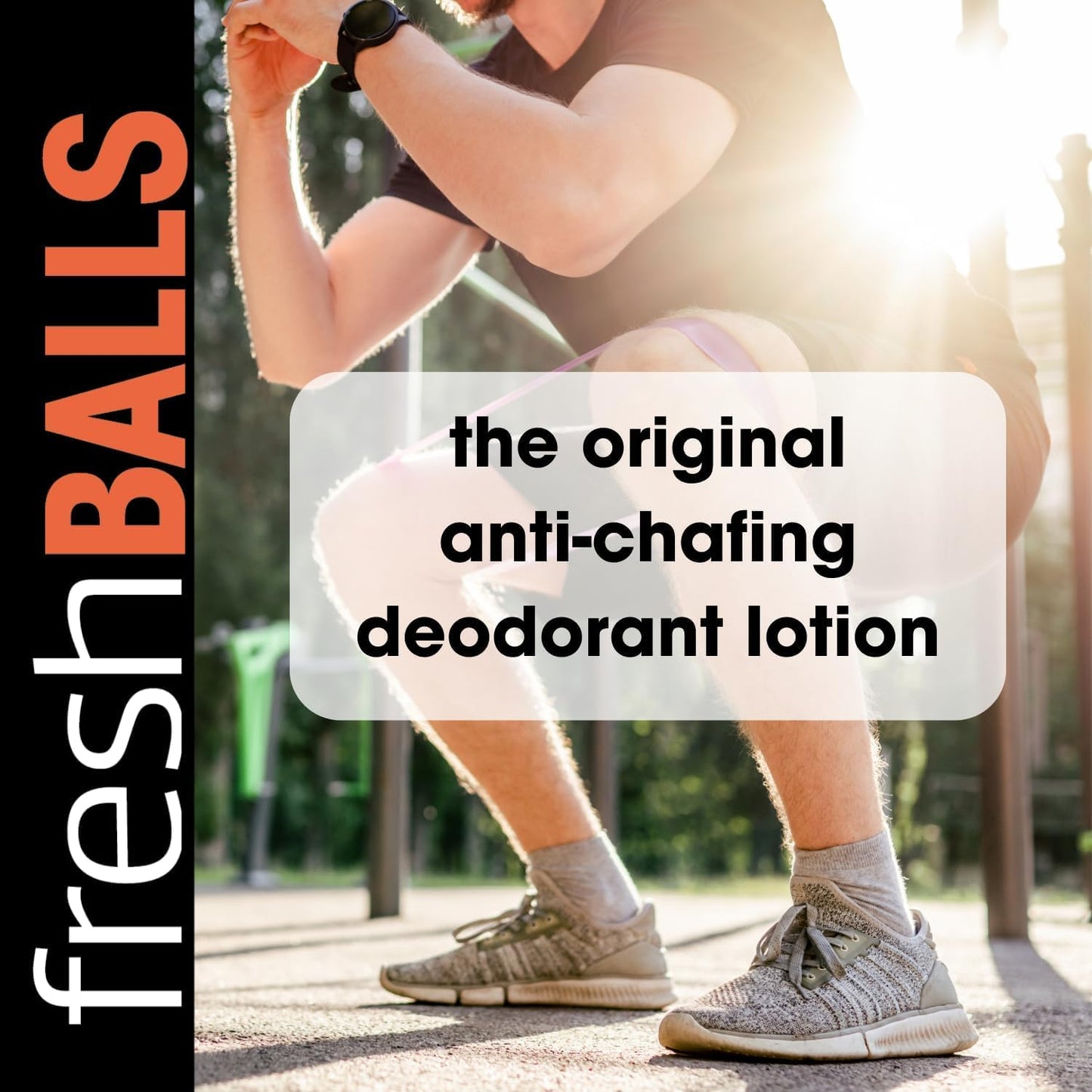 Fresh BALLS Lotion (4 Pack) | Anti-Chafing Men'S Soothing Cream to Powder Balls Deodorant and Hygiene for Groin Area, 3.4 Fl Oz