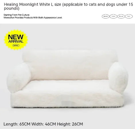 Four-Season Soft Cat Nest Warm & Washable Pet Bed