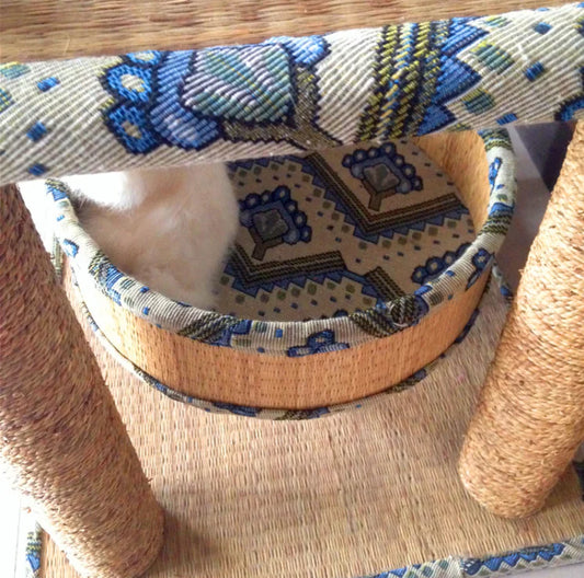 MOMOPET Cat Scratching Board and Large Cat Tree