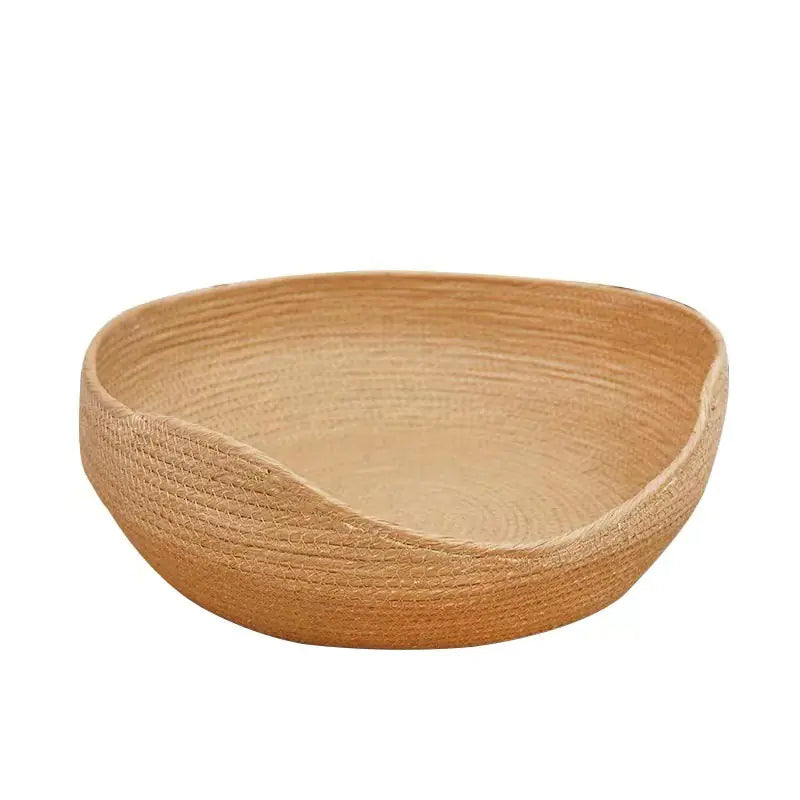 Handwoven Cat Bed with Cooling Features for Pets